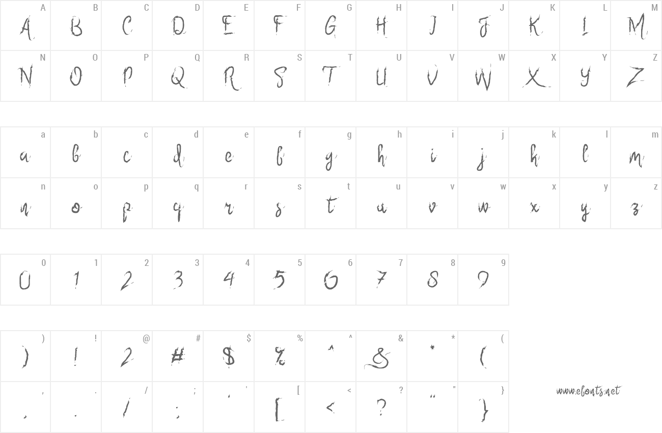 Font Six Only preview